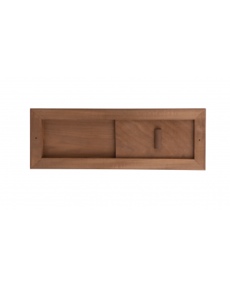 Slankiojančios ventiliacinės grotelės pirčiai 365×125 mm MEDŽIAGOS ĮRENGIMUI