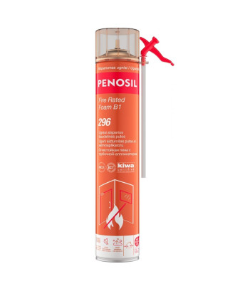 PENOSIL Premium FireRated Gunfoam ugniai atsparios sandarinimo putos MEDŽIAGOS ĮRENGIMUI