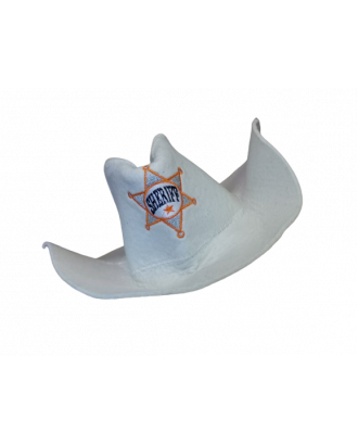 Pirties kepurė - SHERIFF, 100% vilna, balta