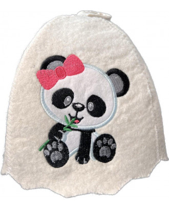 Vaikiška pirties kepurė  - Panda PIRTIES AKSESUARAI