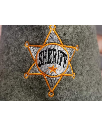 Pirties kepurė - šerifas, 100% vilna PIRTIES AKSESUARAI