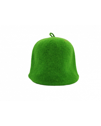 Pirties kepurė- žalia, 100% vilna