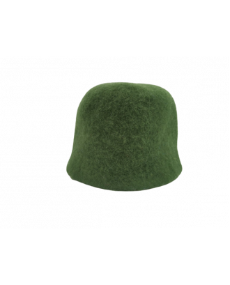 Pirties kepurė - tamsiai žalia, 100% vilna PIRTIES AKSESUARAI