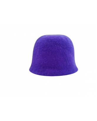 Pirties kepurė- violetinė, 100% vilna