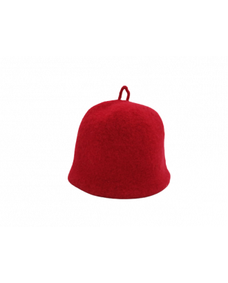 Pirties kepurė- raudona, 100% vilna PIRTIES AKSESUARAI