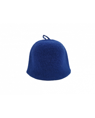 Pirties kepurė- mėlyna, 100% vilna