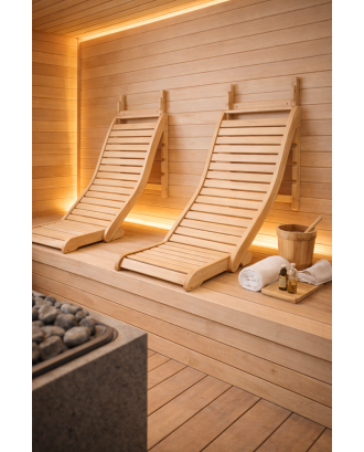 Nugaros atrama pirčiai SAUFLEX, drebulė PIRTIES AKSESUARAI