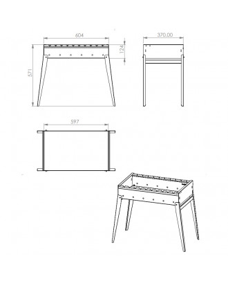 Sulankstoma kepsninė Classic 600 GRILAI, RŪKYKLOS