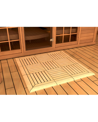 Medinis grindų kilimėlis pirčiai - Sawo, kedras, šoninis