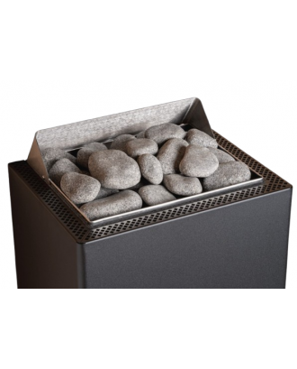 Elektrinė pirties krosnelė - Huum CORE Wall 4 4.5 kW, juoda, be valdymo pulto ELEKTRINĖS KROSNELĖS