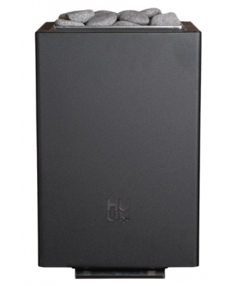 Elektrinė pirties krosnelė - Huum CORE Wall Mini Combi 4 3.6 kW, juoda, be valdymo pulto ELEKTRINĖS KROSNELĖS