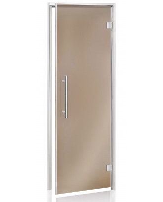 AD BENELUX garinės pirties durys, bronzinis stiklas, 90x200cm