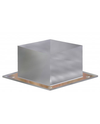 Dekoratyvinė lubų apdailos dalis, d200, cold, kvadratinė, plienas+plienas+Zn (GP3-002833)