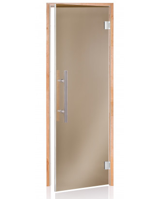 Pirties durys LUX, alksnis, bronza 70x200cm