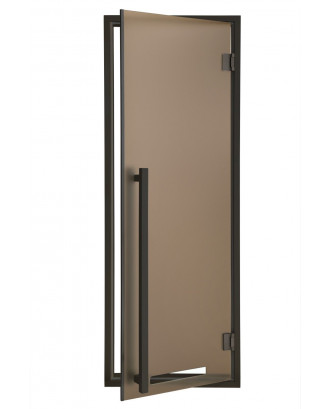 Pirties durys Ad Modern, drebulė, bronzinis matinis stiklas, 70x190cm PIRTIES DURYS