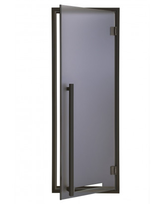 Pirties durys Ad Modern, drebulė, pilkas matinis stiklas, 70x190cm PIRTIES DURYS
