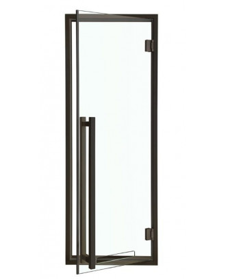 Pirties durys Ad Modern, drebulė, permatomas stiklas, 70x200cm PIRTIES DURYS