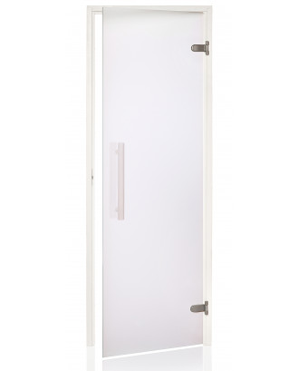 Pirties durys, Ad White, drebulė, matinės, 80x190 cm