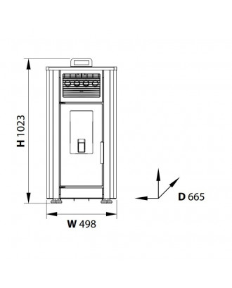 Granulinis šildymo katilas THERMAL ST 10 KW ŠILDYMO KATILAI