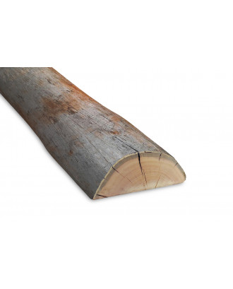 KELO medienos pusinis rąstas 35-80mm, 2400mm 1pcs PIRTIES MEDIENA